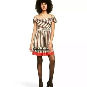 Anna Sui for Target Striped Off the Shoulder Dress